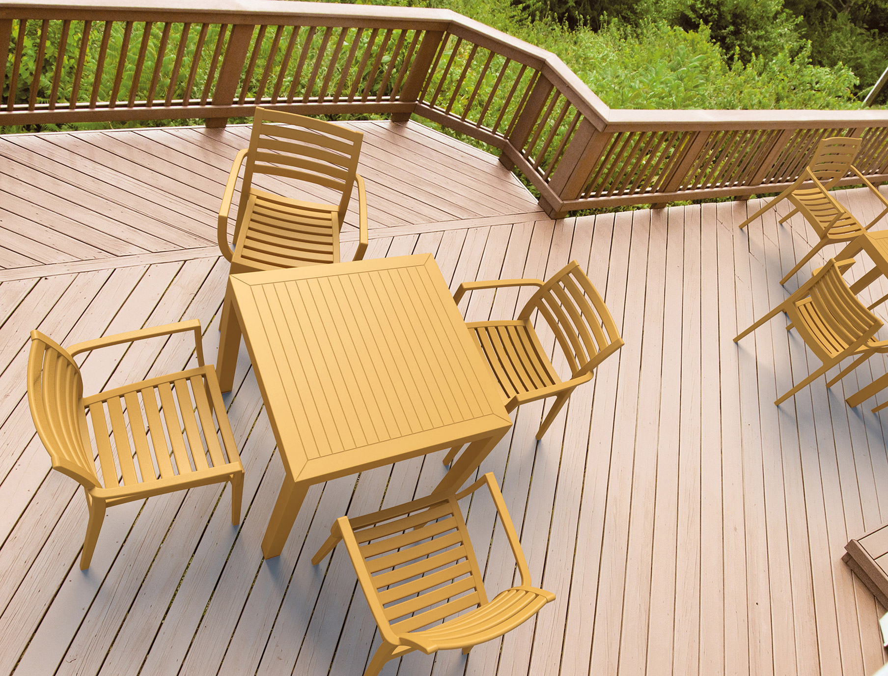 ST ARANA  Yellow design Plastic outdoor chair